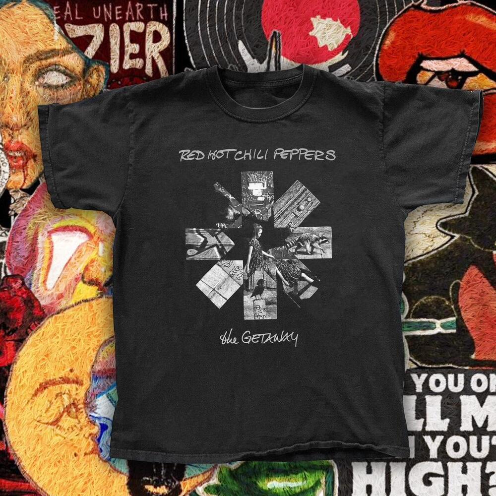 Black Red Hot Chili Peppers Getaway Tour 2012 Cotton T-Shirt